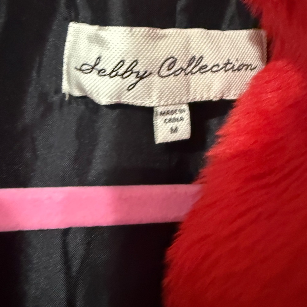 Red teddy jacket - Picture 4 of 6